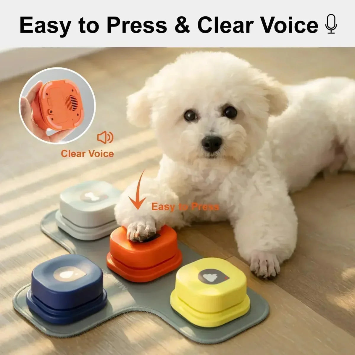 Skorter | BARKTALK – Interactive Voice Buttons for Dog Communication & Training