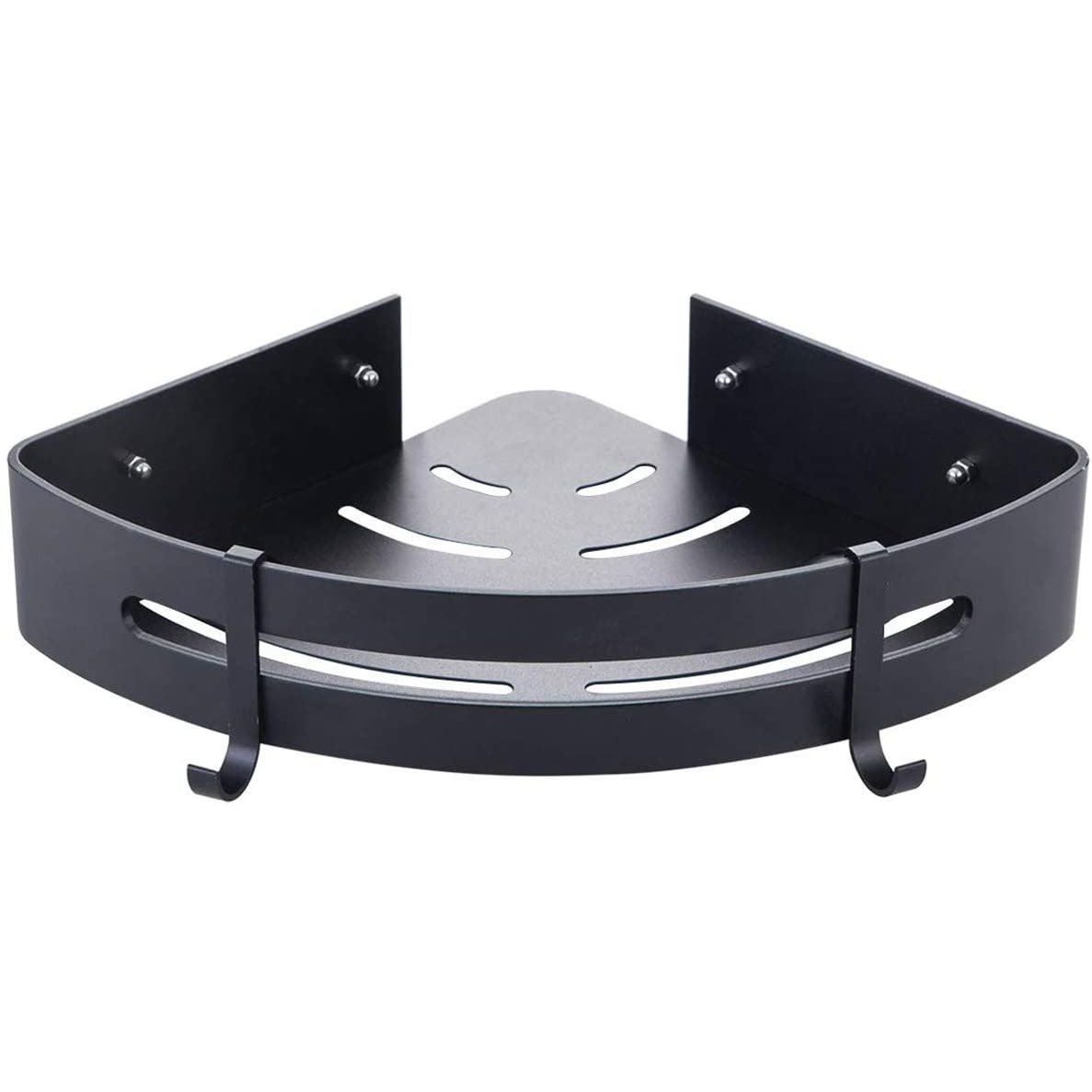 Skorter | Bathroom shelf space Aluminum Wall-mounted Triangle Shower Hook Storage Rack