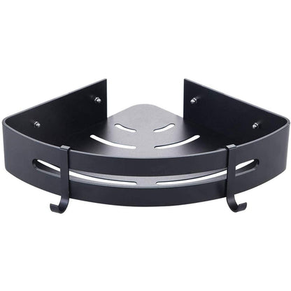 Skorter | Bathroom shelf space Aluminum Wall-mounted Triangle Shower Hook Storage Rack