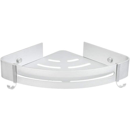 Skorter | Bathroom shelf space Aluminum Wall-mounted Triangle Shower Hook Storage Rack