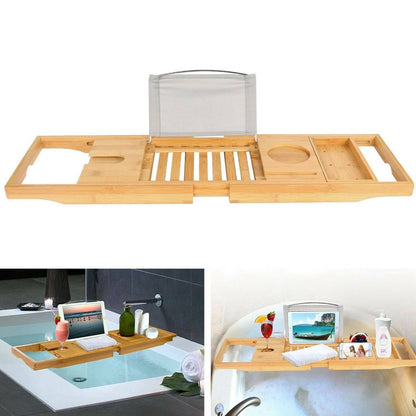 Skorter | Bathtub Caddy Tray Made of Bamboo