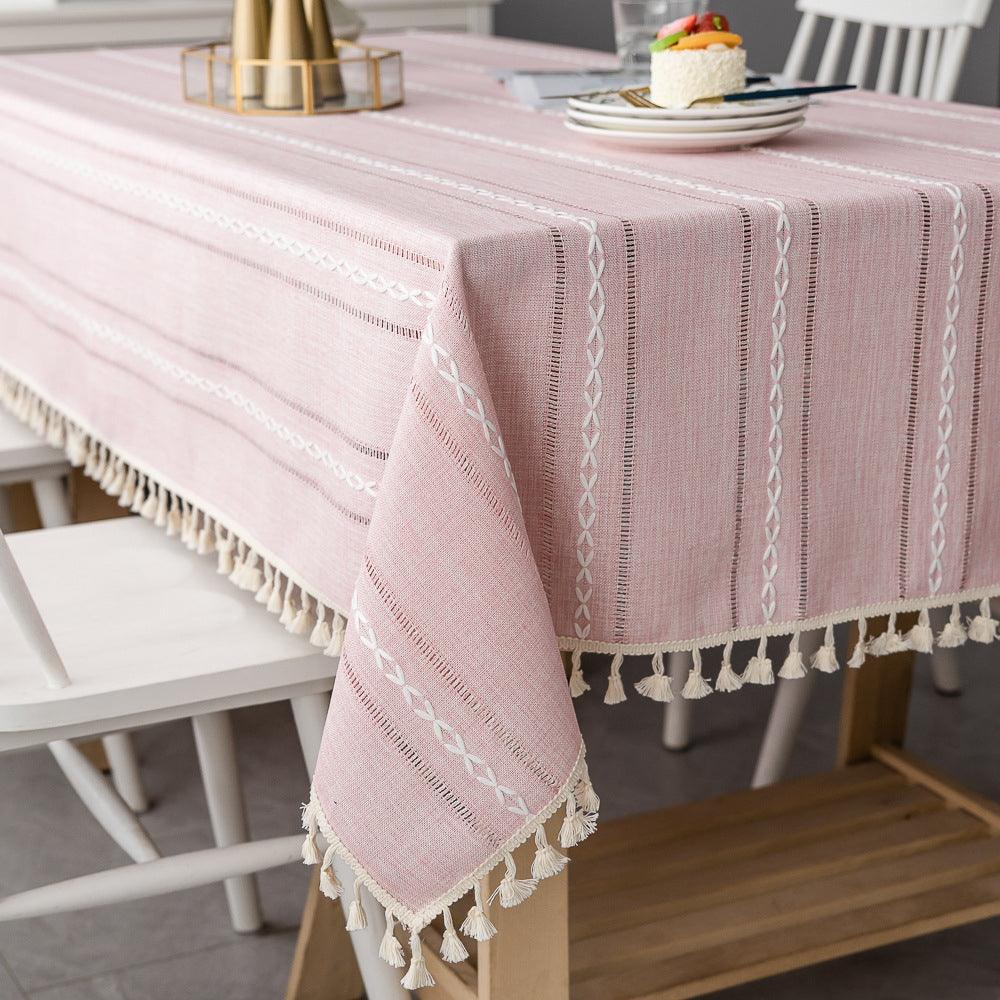 Skorter | Batillo Linen Tablecloth | Tablecloth, Indoor & Outdoor