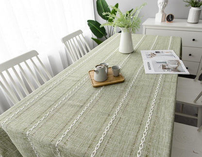Skorter | Batillo Linen Tablecloth | Tablecloth, Indoor & Outdoor