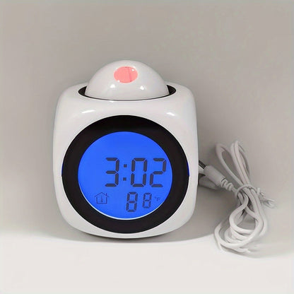Skorter | ProClock - Projector Alarm Clock with Music Alarm and Dual Alarm