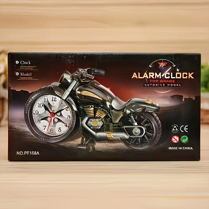 Skorter | MotoClock - Cartoon Motorcycle Alarm Clock with Swiss Quartz Movement