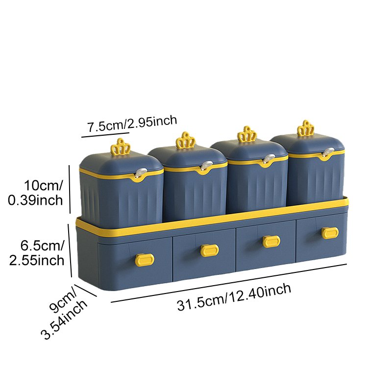 skorter | Dubbel kryddlåda med lådor