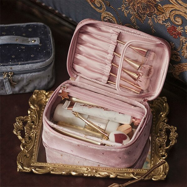 Skorter | Large capacity velvet cosmetic bag + wash bag