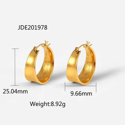 Skorter | 18K gold-plated hoops