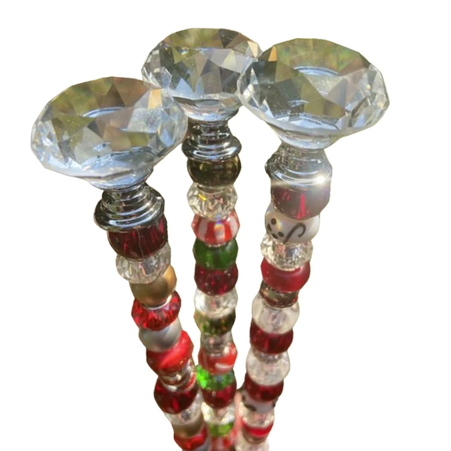 Skorter | Beaded Christmas Garden Tree Stakes – Outdoor Dream Decor & Enchanting Gifts for Kids