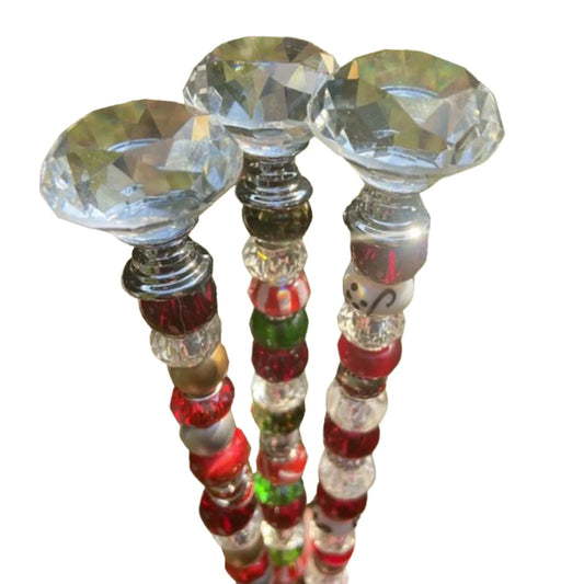 Skorter | Beaded Christmas Garden Tree Stakes – Outdoor Dream Decor & Enchanting Gifts for Kids