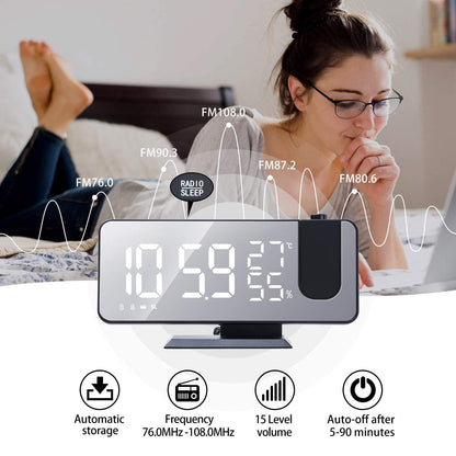 Skorter | Bedroom Projection Digital Alarm Clock