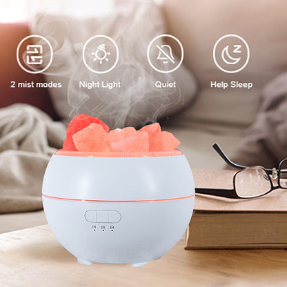 Skorter | Salt lamp diffuser - 3-in-1 essential oil diffuser, Himalayan salt lamps & humidifier