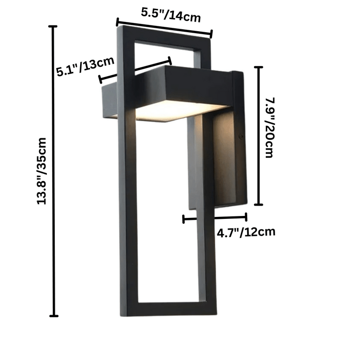 Skorter | ARCORA – Modern Outdoor Wall Lamp with LED & Weather Protection