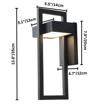 Skorter | ARCORA – Modern Outdoor Wall Lamp with LED & Weather Protection