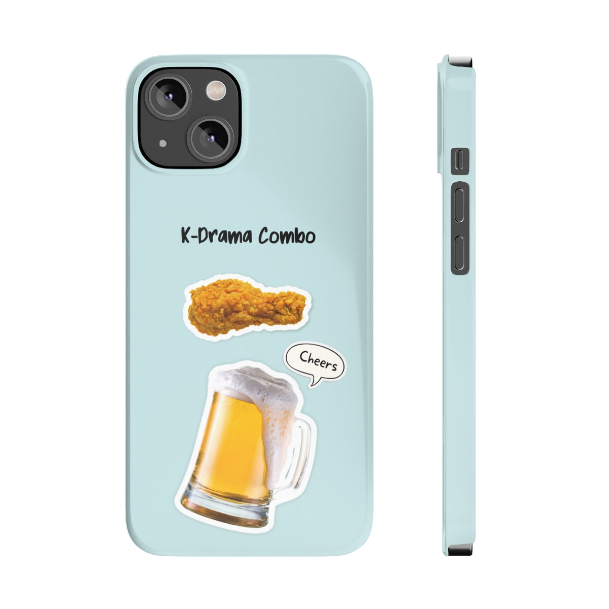 Skorter | Chicken and Beer Slim Case for iPhone 14, 14 PRO, 14 PRO MAX