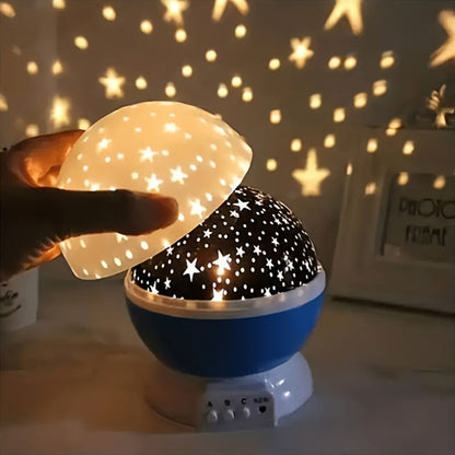 Skorter | StarGlow - LED Star Projector Night Light with Adjustable Colors and USB Power