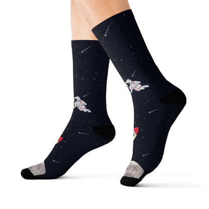 Skorter | and Space Funny Novelty Socks