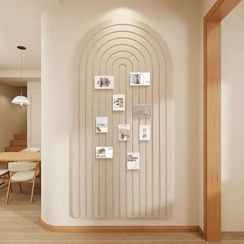 Skorter | Curved Felt Notice Board – Large Self-Adhesive Wall Decoration made of Polyester Felt