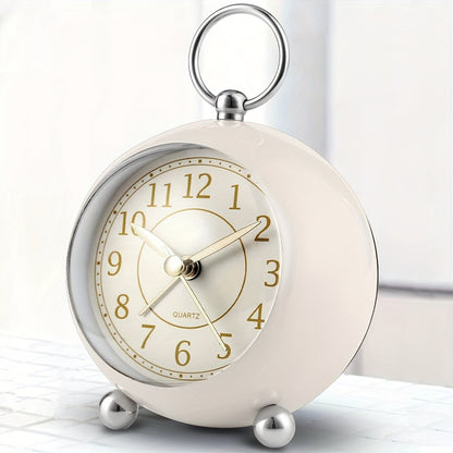 Skorter | RetroTime - Silent Analog Alarm Clock with Night Light