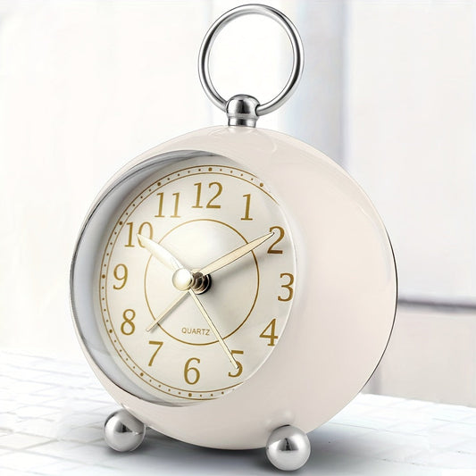 Skorter | RetroTime - Silent Analog Alarm Clock with Night Light