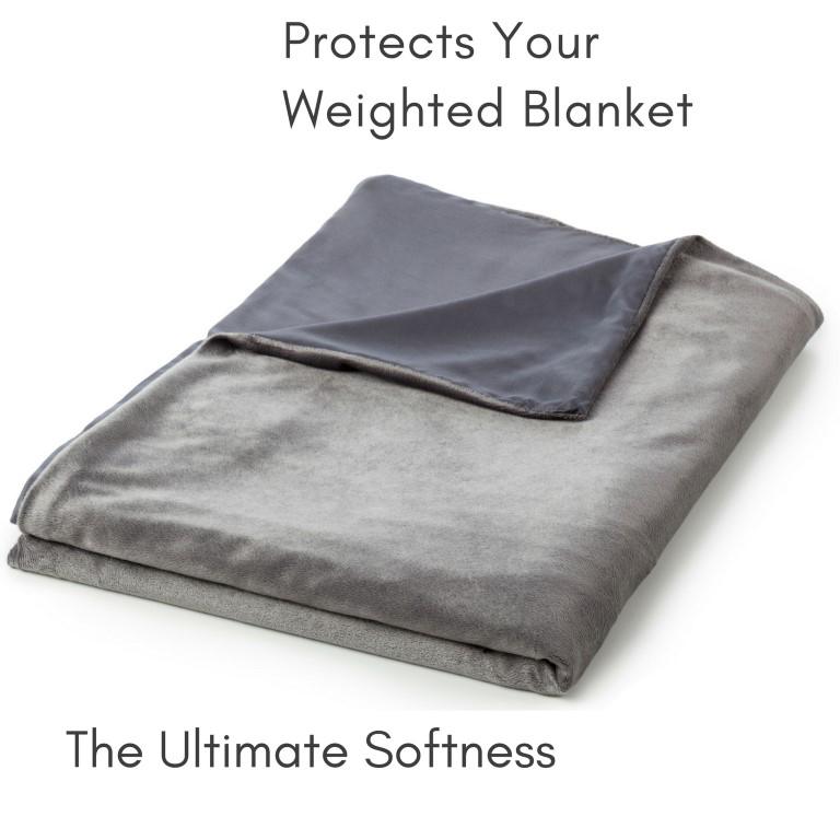 Skorter | Bibb Home Weighted Blanket with Reversible Removable Cover