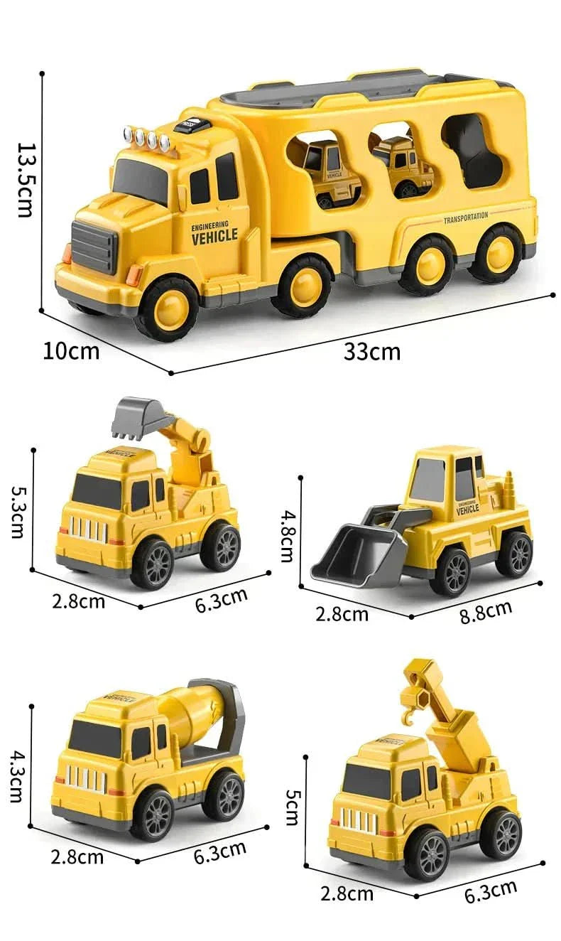 Skorter | Bigtrucks | Children's truck set incl. 6 free extra vehicles!