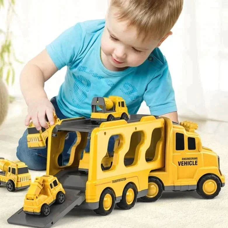 Skorter | Bigtrucks | Children's truck set incl. 6 free extra vehicles!