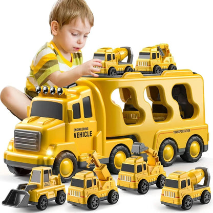 Skorter | Bigtrucks | Children's truck set incl. 6 free extra vehicles!