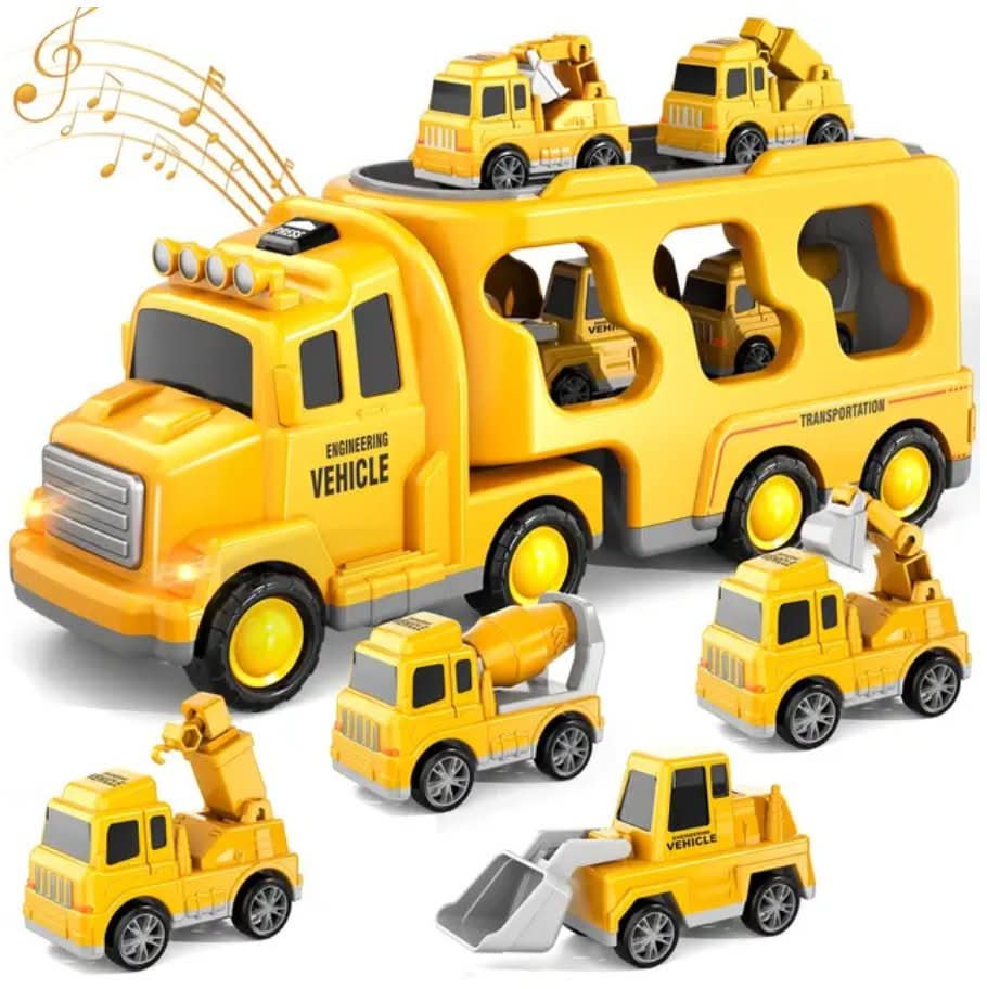 Skorter | Bigtrucks | Children's truck set incl. 6 free extra vehicles!