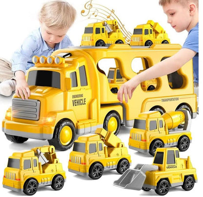 Skorter | Bigtrucks | Children's truck set incl. 6 free extra vehicles!