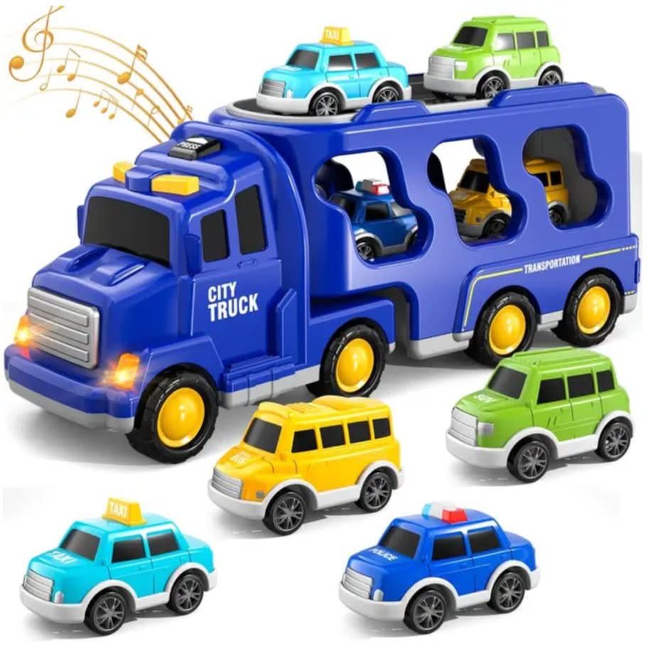 Skorter | Bigtrucks | Children's truck set incl. 6 free extra vehicles!