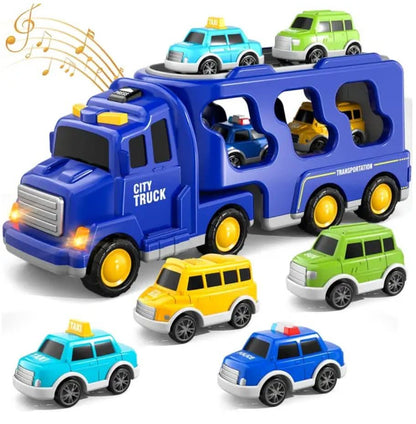 Skorter | Bigtrucks | Children's truck set incl. 6 free extra vehicles!