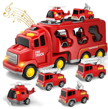 Skorter | Bigtrucks | Children's truck set incl. 6 free extra vehicles!