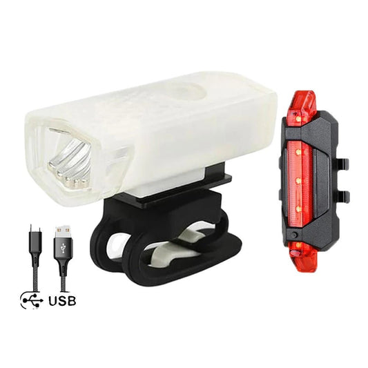 Skorter | BikeBeam – Rechargeable USB bike light with rear light for safe night rides