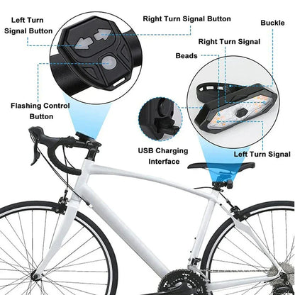 Skorter | BikeGuard Light – Rechargeable bicycle rear light with remote control & 32 LEDs for maximum safety