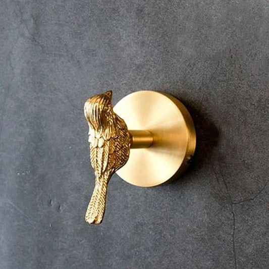 Skorter | Brass Animal Wall Hook Rack Gold Accents