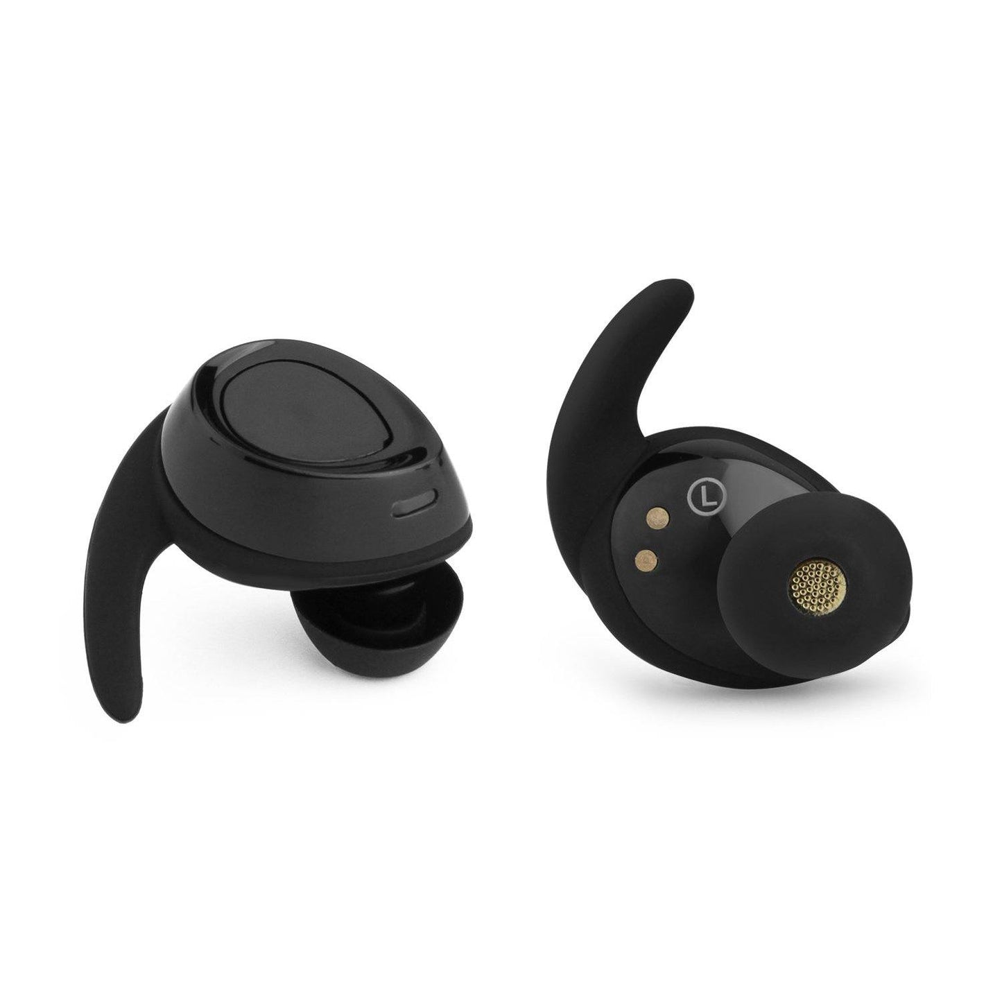 Skorter | Black Mini Wireless Bluetooth Twin Earbuds Mic True Bass Stereo In-Ear TWS Headphones