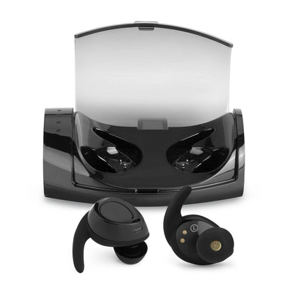 Skorter | Black Mini Wireless Bluetooth Twin Earbuds Mic True Bass Stereo In-Ear TWS Headphones