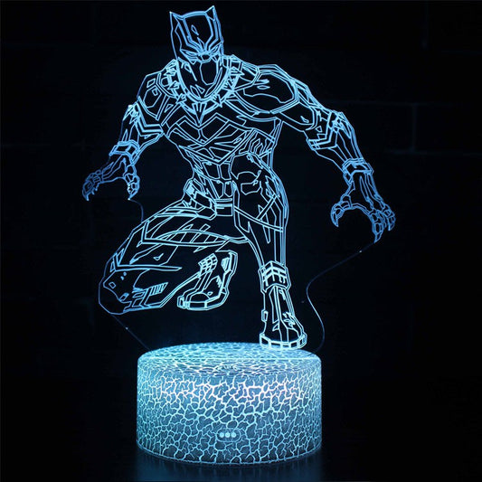 Skorter | 3D Lamp Marvel Black Panther Stealth