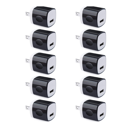 Skorter | 10 Pack USB Plug Charging Cube Block