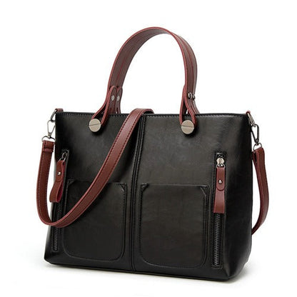 Skorter | Elly – Women’s Vintage Leather Shoulder Bag | Handmade & Elegant Design