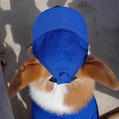 Skorter | Adjustable Dog Sun Hat - Cute Ear-Out Summer Baseball Cap