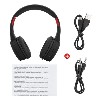 Skorter | Bluetooth Headset Wireless Hi-Fi Stereo Foldable Headphones