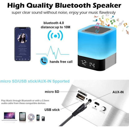Skorter | Bluetooth Speaker Touch Sensor Nightstand Lamp