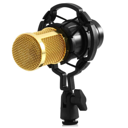 Skorter | BM-800 Condenser Recording Microphone with Shock Mount for Radio Transmission