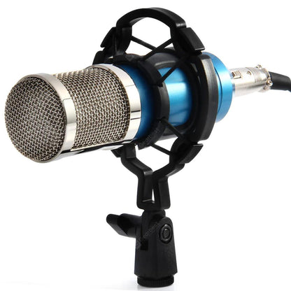 Skorter | BM-800 Condenser Recording Microphone with Shock Mount for Radio Transmission