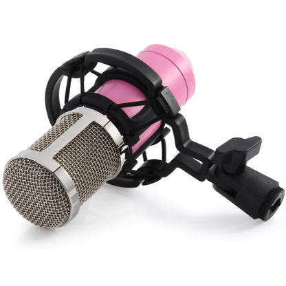 Skorter | BM-800 Condenser Recording Microphone with Shock Mount for Radio Transmission