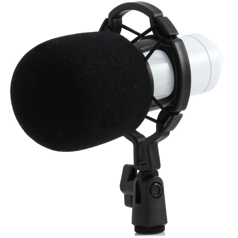 Skorter | BM-800 Condenser Recording Microphone with Shock Mount for Radio Transmission