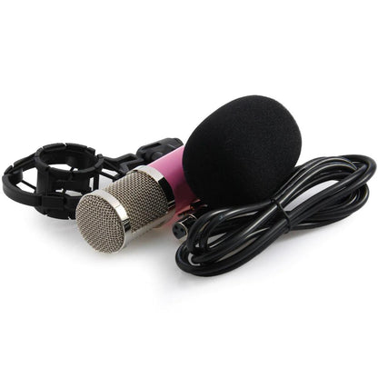 Skorter | BM-800 Condenser Recording Microphone with Shock Mount for Radio Transmission