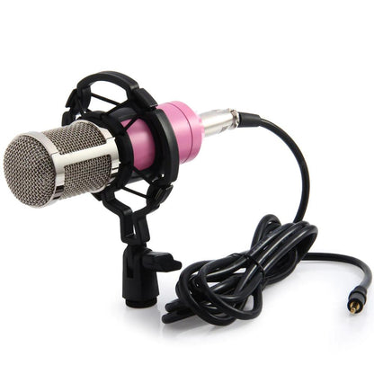 Skorter | BM-800 Condenser Recording Microphone with Shock Mount for Radio Transmission